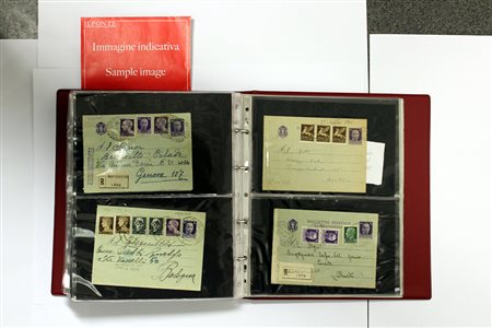 INTERI POSTALI 1889/1966Collezione avanzata e specializzata dei biglietti...