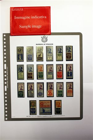 REGNO D'ITALIA 1924/1925Pubblicitari. Collezione completa di 21 valori. 4...
