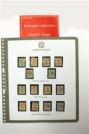 REGNO D'ITALIA 1924Parastatali. Collezione avanzata formata da serie complete...