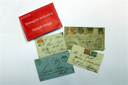 REGNO D'ITALIA - STORIA POSTALE 1863/1899Collezione del periodo composta da...