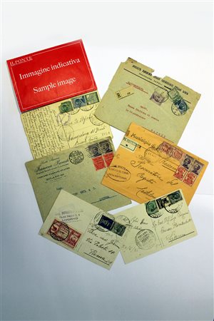 REGNO D'ITALIA - STORIA POSTALE 1924Pubblicitari. Collezione specializzata...