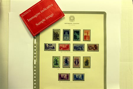 REPUBBLICA 1945/1964Collezione completa del periodo, con servizi. Notati...