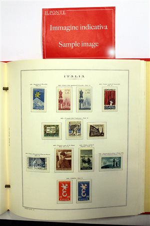 REPUBBLICA 1945/1969Collezione del periodo con servizi e "Gronchi Rosa". Da...