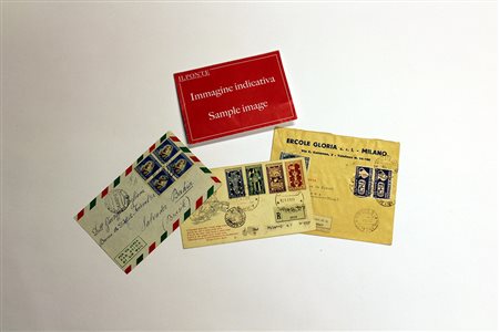 REPUBBLICA 1948/1951Lotto formato da 5 buone affrancature del periodo:...