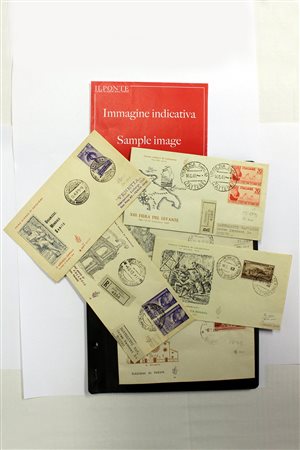 REPUBBLICA, TRIESTE A 1949Collezione formata da 25 buste primo giorno...