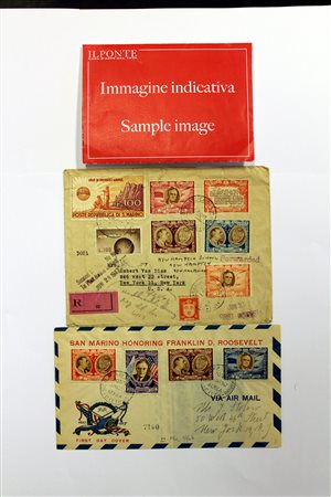 SAN MARINO - STORIA POSTALE 1918/1948Collezione formata da oltre 30 buste,...