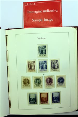 VATICANO 1929/1978Collezione pressoché completa del periodo con posta aerea e...