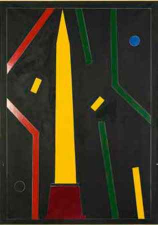 FRANCO ANGELI Roma 1935 – 1988 ELEMENTI DI GEOMETRIA VARIABILE,1987-1988...