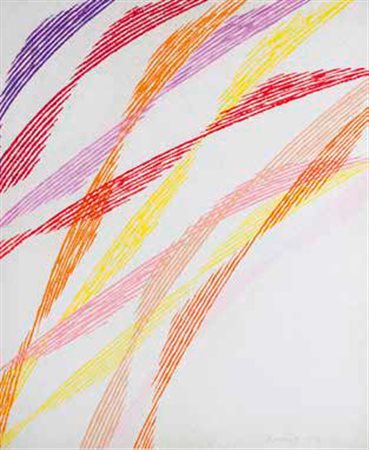 PIERO DORAZIO Roma 1927 – Perugia 2015 SENZA TITOLO, 1989 tempera su carta,...