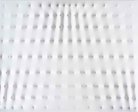 ENRICO CASTELLANI Castelmassa 1930 – Celleno 2017 SUPERFICIE BIANCA, 1979...