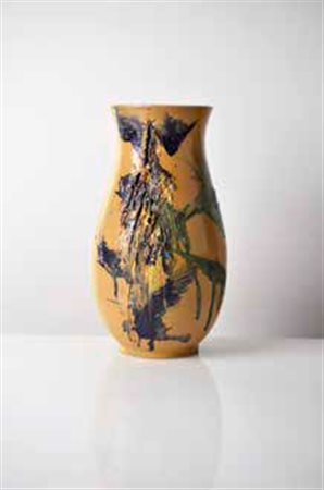 AGENORE FABBRI Quarrata 1911 – Savona 1998 SENZA TITOLO vaso in ceramica...