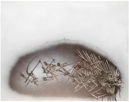 EMILIO SCANAVINO Genova 1922 – Milano 1986 NEL VENTRE, 1985 olio su tela, cm...