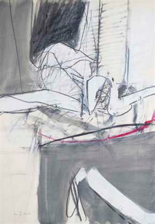 RODOLFO ARICÒ Milano 1930 – 2002 SENZA TITOLO, 1962 tecnica mista su carta,...