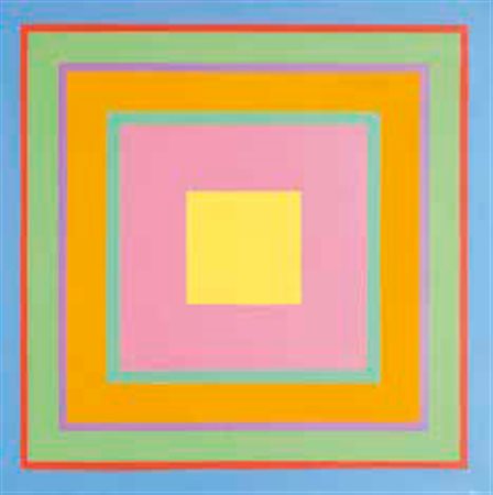 JORRIT TORNQUIST Graz 1938 SENZA TITOLO, 1969 acrilico su tela, cm 82x82....