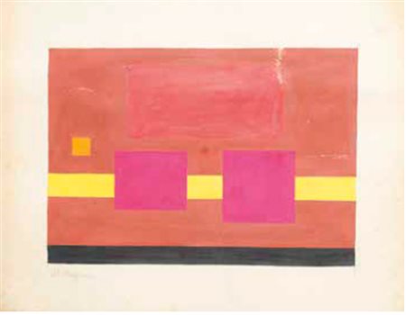 MAURO REGGIANI Nonantola 1897 – Milano 1980 STUDIO PER COMPOSIZIONE...