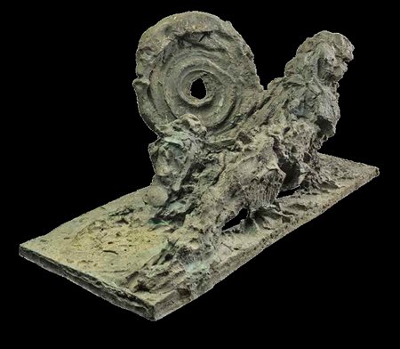 GIUSEPPE SPAGNULO Grottaglie 1963 – 2016 GUERRIERO, 1985 bronzo a patina...