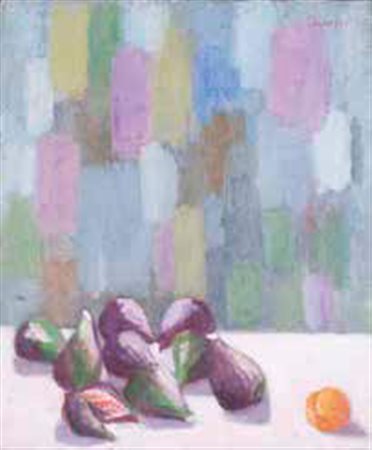 ATTILIO ROSSI Albairate 1909 – Milano 1994 NATURA MORTA (FICHI), 1968 olio su...