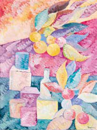 SAVERIO TERRUSO Monreale 1939 – Milano 2003 COMPOSIZIONE, ANNI ‘80 olio su...