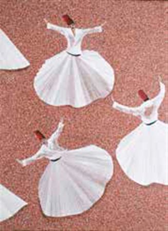 ALDO MONDINO Torino 1938 - 2005 DARVICHES olio su linoleum, cm 80x60x3....