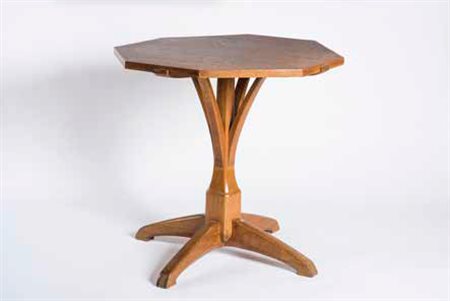 RICHARD RIEMERSCHMID (1868 – 1957) WERKSTÄTTEN DRESDEN-HELLERAU Tavolino in...