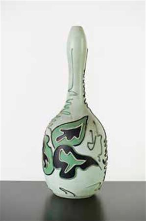 MANIFATTURA FRANCESE Vaso in ceramica, 1960 circa Marca: Arter ansel....