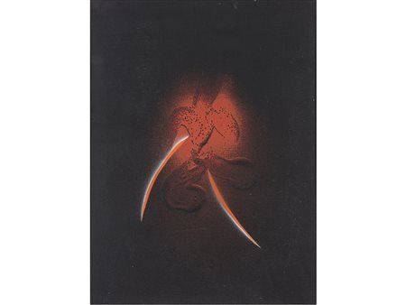 Jean Triffez (1931-1983) Citè mere 1971 40x30 cm Olio su tela