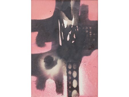 Alvaro Monnini (1922–1987) Un martire 49x34 cm Tecnica mista su carta