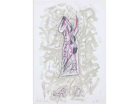 Stefano Pizzi (1955) Anti-moda 70x50 cm Acquarello su carta