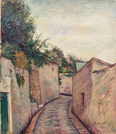 Piero Marussig (1879-1937) Senza titolo, 1931 olio su tela, cm 70x60 firmato...