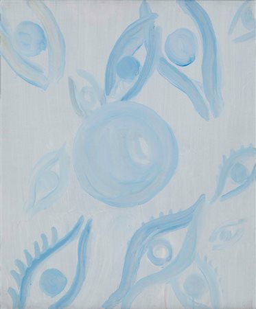 Virgilio Guidi ( 1892-1984) Senza titolo, 1970 olio su tela, cm 60x50 firmato...