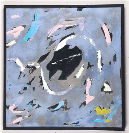 Walter Fusi (1924-2013) Senza titolo tecnica mista su carta, cm 110x105...