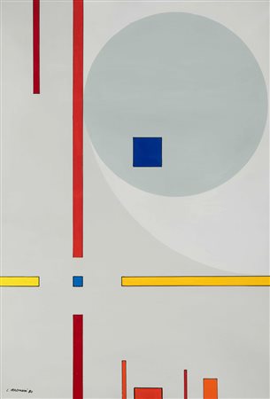 Luigi Veronesi (1908-1998) Senza titolo, 1980 tecnica mista su carta, cm...