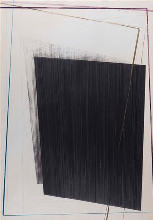 Pietro Coletta (1948) Senza titolo, 1985 tecnica mista su carta Fabriano, cm...