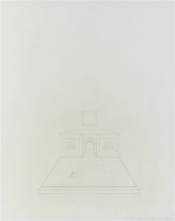 Claudio Parmiggiani (1943) Senza titolo, 1978 matita su carta, cm 55x44...