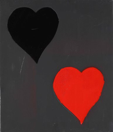 Franco Angeli (1935-1988) Roma, 1976 olio e acrilico su tela, cm 35x30 Opera...