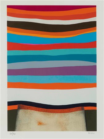 Alberto Burri (1915-1995) Trittico, 1973-1976 litografie su carta Fabriano...