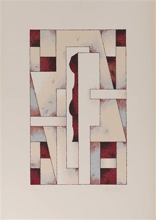 Aldo Galli (1906-1981) Senza titolo, 1936-1938 5 serigrafie a colori, cm...