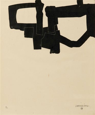 Eduardo Chillida (1924-2012) Meditation in Kastilien, 1968 carta velin...
