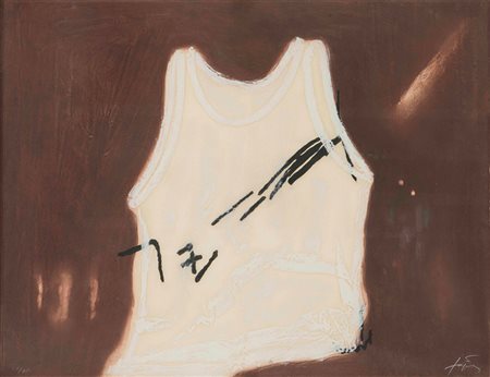 Antoni Tapies (1923) Samarreta, 1972 acquaforte e carborundum con ritocchi...