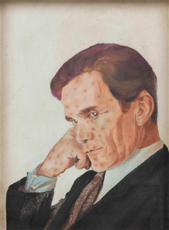 Vedovamazzei (1991) La malattia di PPP, 1994 olio su cartoncino telato, cm...