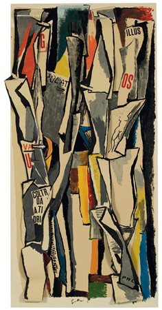 Renato Guttuso (1911-1987) Edicole, 1965 n. 3 serigrafie su alluminio, cm...