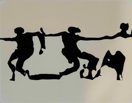 Franco Grignani (1908-1999) Danza, 1965 fotografia, cm 30x39 firmata e datata...