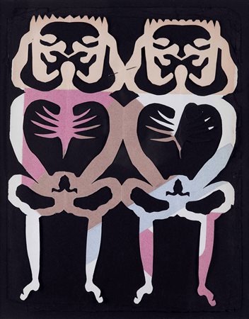 Andrè Breton (1896-1966) Senza titolo 20, 1950 ca decoupage di carta...