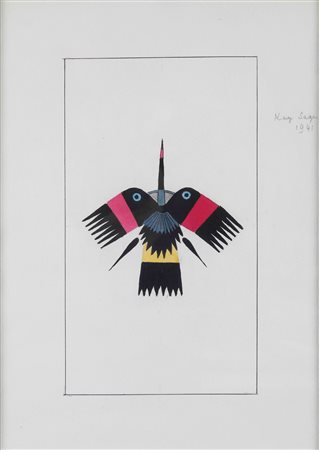 Kay Sage (1898-1963) Senza titolo, 1941 inchiostro su carta, cm 35,3x25...