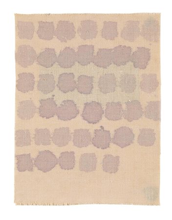 Giorgio Griffa (1936) Senza titolo, 1976 acrilico su tela, cm 19,5x15 firmato...