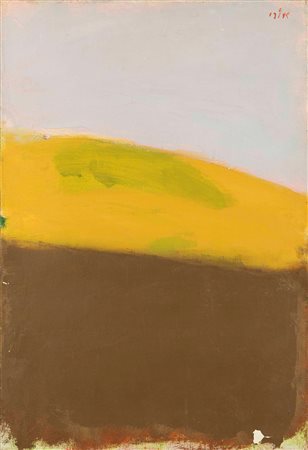 Ori Reisman (1924-1991) Senza titolo olio su tela, cm 55x38 siglato in alto a...