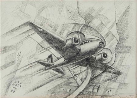 Guglielmo Sansoni (1896-1974) detto Tato Senza titolo matita su carta, cm...