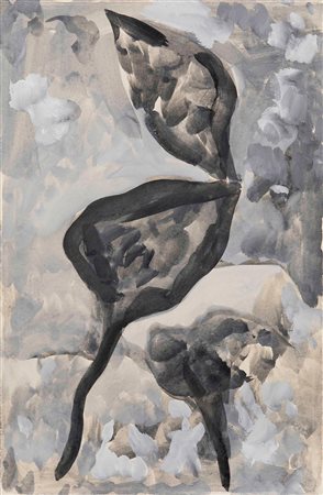 Hans Arp (1887-1966) Senza titolo, 1943-1944 guazzo su cartoncino, cm 25x16,5...