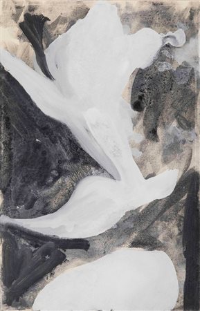 Hans Arp (1887-1966) Senza titolo, 1943-1944 guazzo su cartoncino, cm 25x16,2...