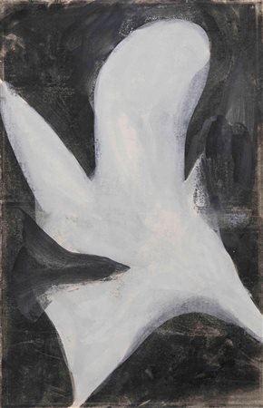 Hans Arp (1887-1966) Vie de pinceau, 1943-1944 guazzo su cartoncino, cm 25x16...